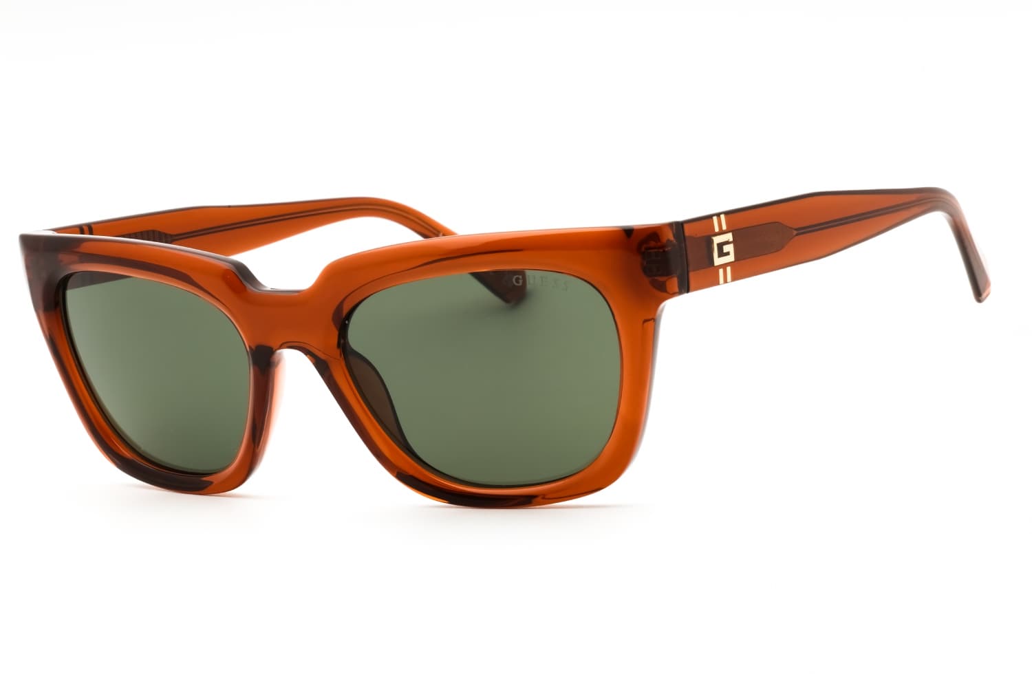 Guess GU00206 Shiny dark brown / green