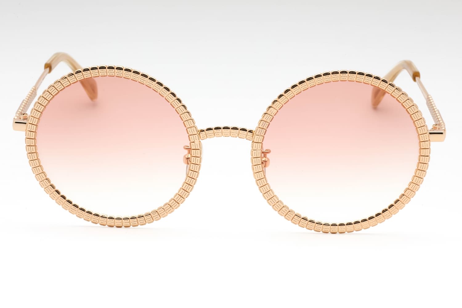 Lacoste L252S RICKY REGAL Light gold pink gradient, vista 2